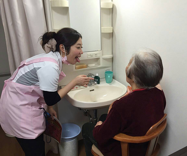 訪問歯科診療の様子