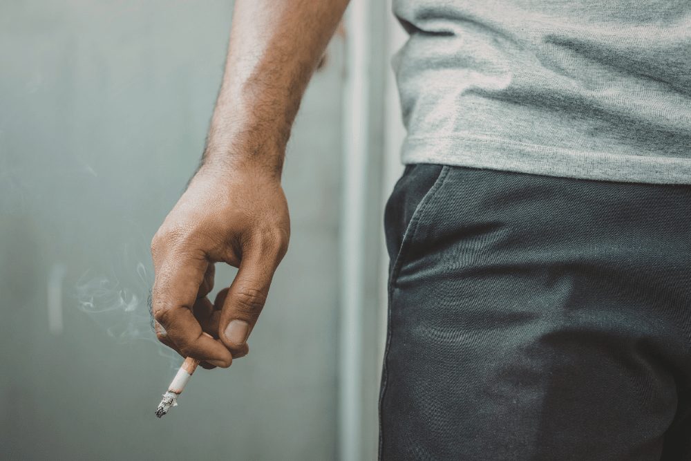 喫煙習慣がある人