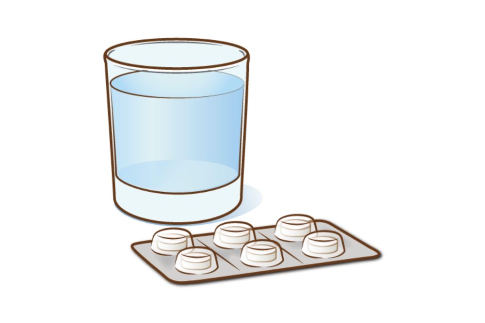 処方された薬をしっかり飲む