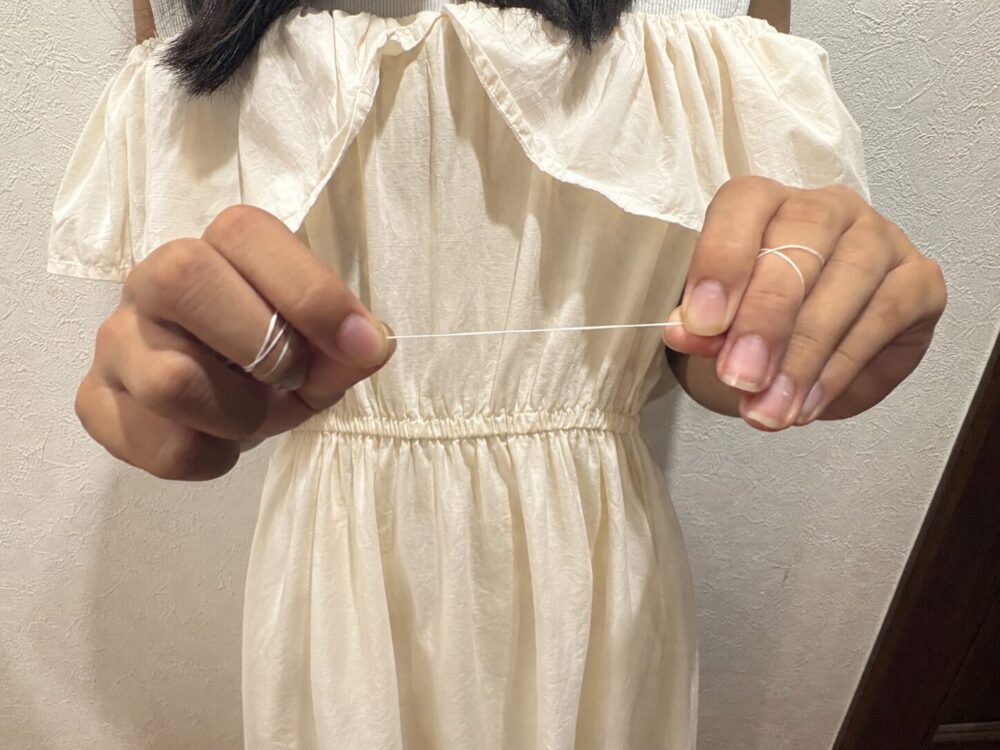 ロールタイプ:40cmに切って両手の中指に巻く