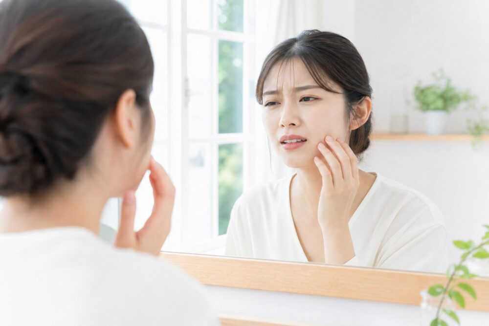 口内炎や口の中に傷があるときは使用を控える