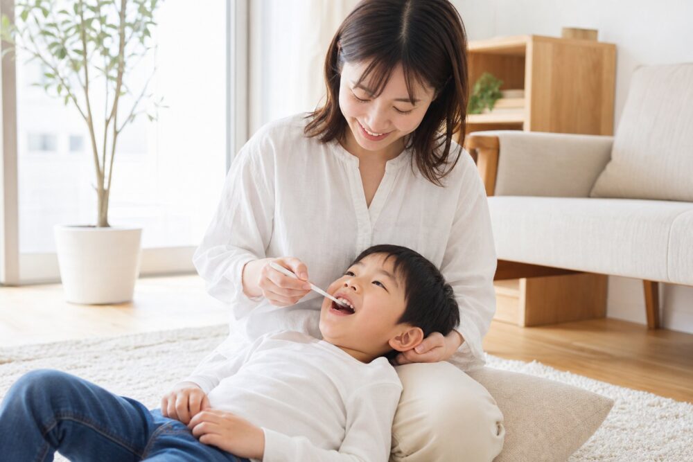 子どもの仕上げ磨きで血が出たときの対応