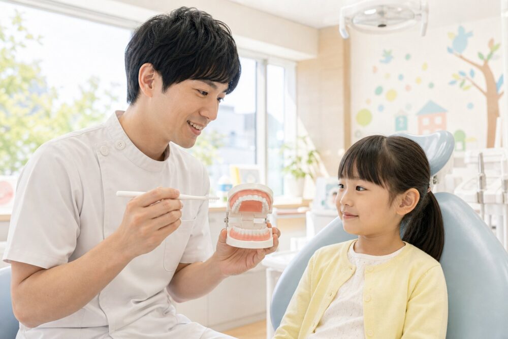 生え変わりの時期は歯ぐきが腫れて血が出やすい