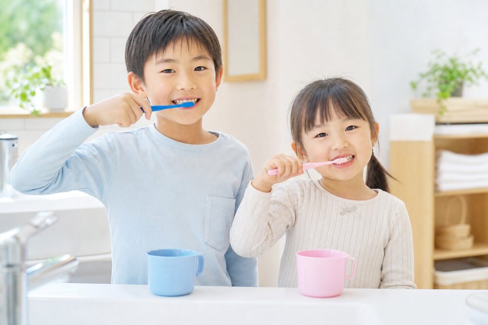 子どもの歯磨きは1日何回が正解年齢別の仕上げ磨きと歯磨き粉の目安