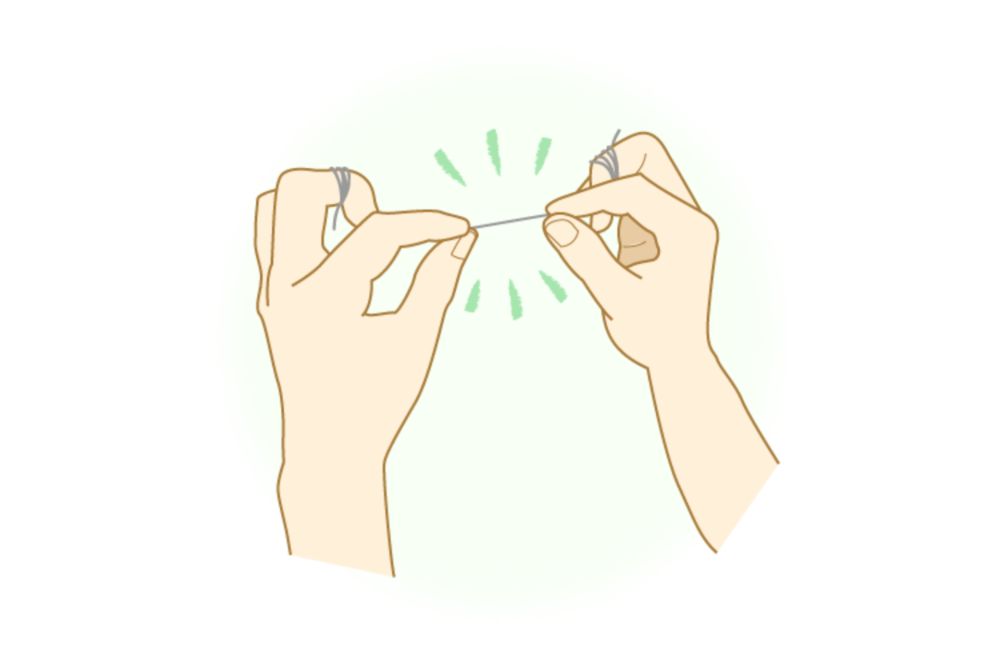 フロスの正しい使い方