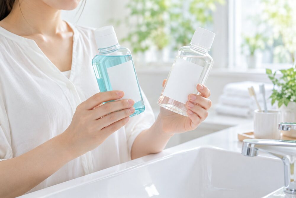 痛みやしみる原因はアルコールや殺菌成分の刺激と粘膜の傷
